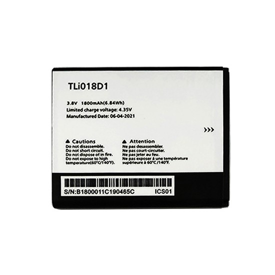 Battery Alcatel Pop D5/5038D/5015D/696 TLI018D1 1800mAh